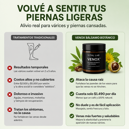 Balsamo botánico para piernas - Vital Lab