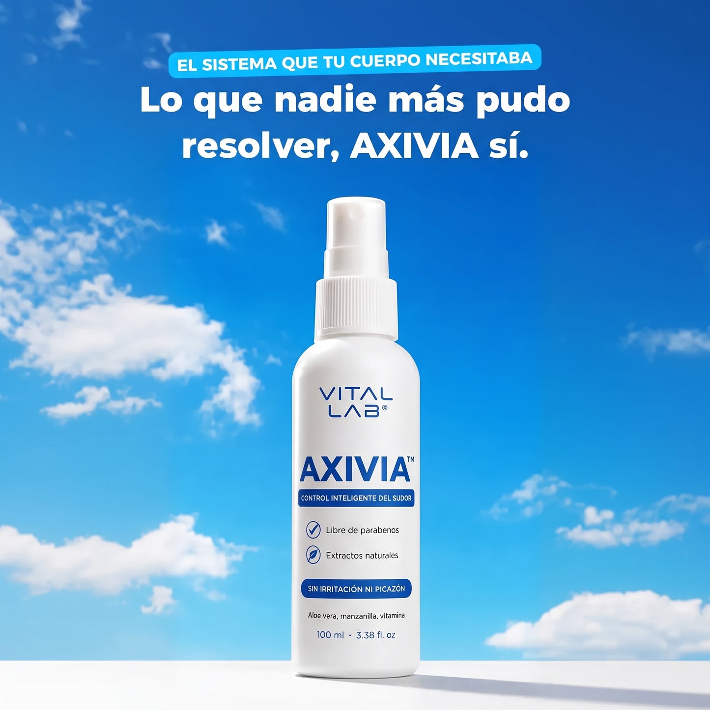 AXIVIA™ Control Inteligente del Sudor - Vital Lab
